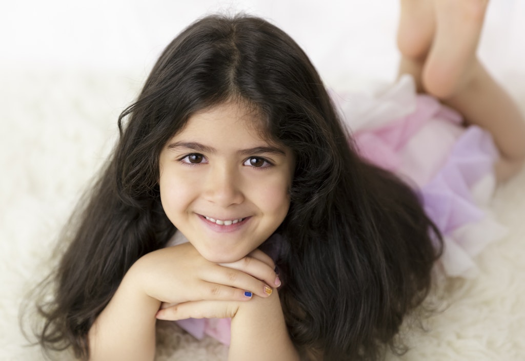 6 year old girl portrait